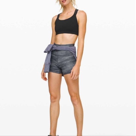 Lululemon Energy Bra, *Strappy, Black, Medium, Size 10 - Picture 5 of 8